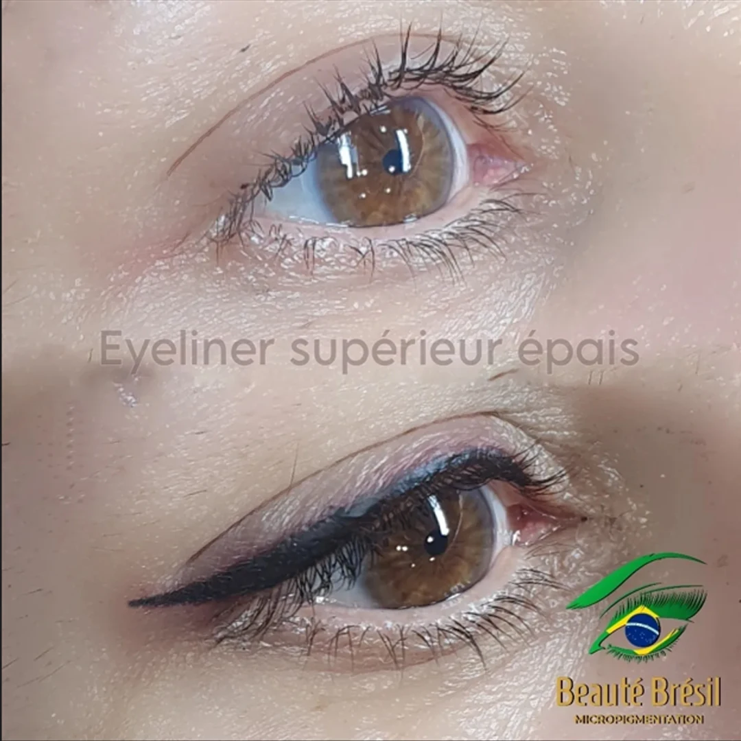 Réalisation Beauté Brésil : eye-liner supérieur